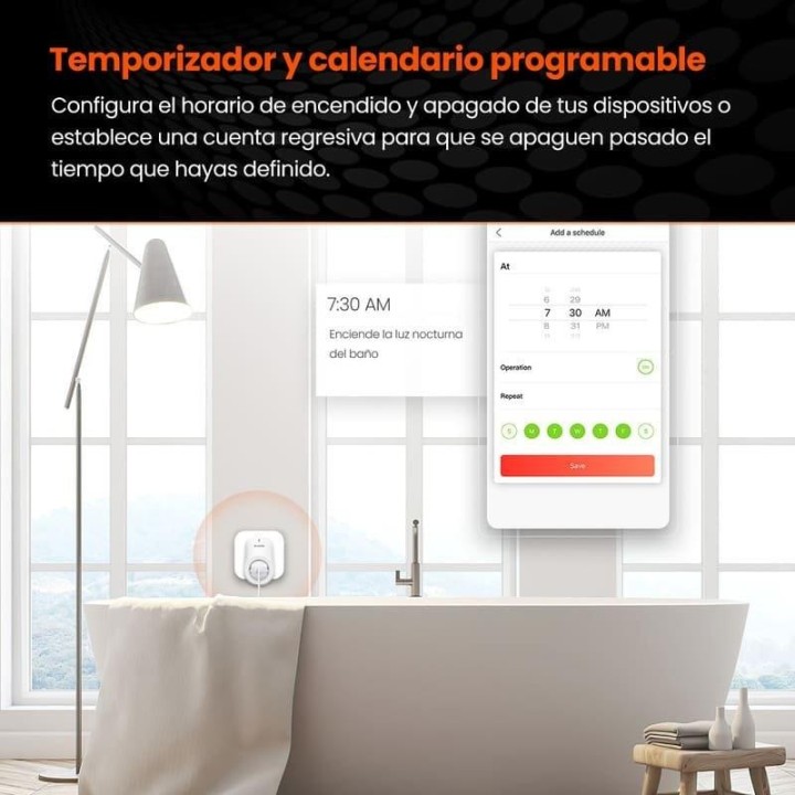 ENCHUFE INTELIGENTE TENDA SP3 WIFI 2.4GHZ ( PACK 4 UNIDADES )