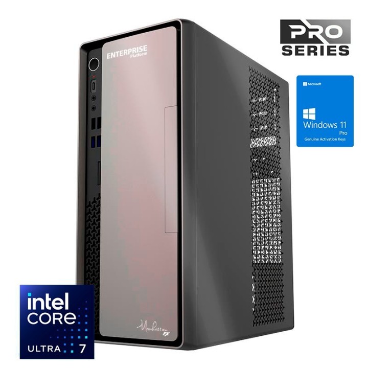 ORDENADOR ENTERPRISE MANHATTAN FX PRO ULTRA 7 265K/16GB DDR5/SSD1TB/HDMI+DP/WIFI/5Y/W11PRO
