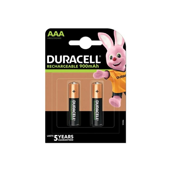 Duracell R3 AAA Pila Recargable 900 MH Pack 2 Unidades
