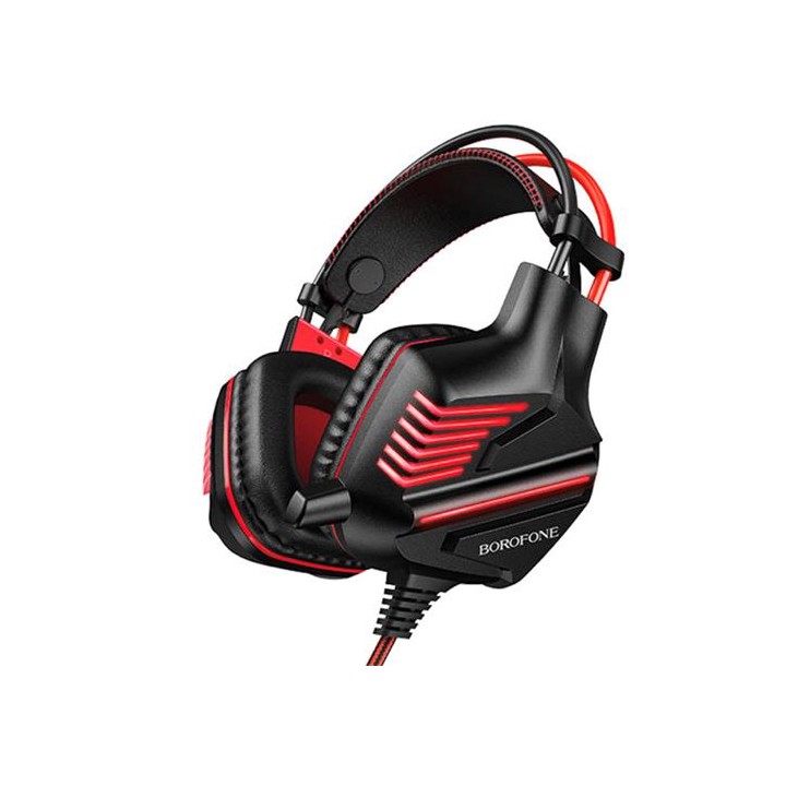 Borofone BO101 Auricular Racing Gaming 3.5mm y USB Rojo
