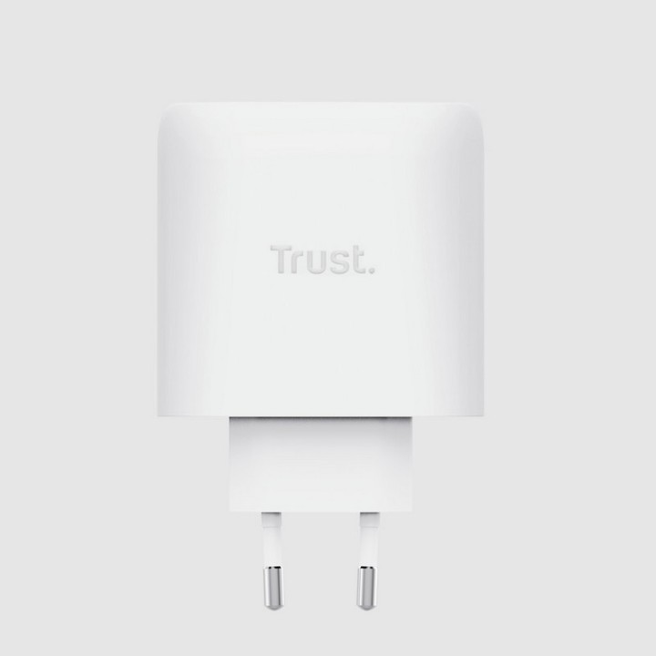 CARGADOR TRUST MAXO 3XUSB-C 1XUSB-A 65W + CABLE USB-C 2M WHITE