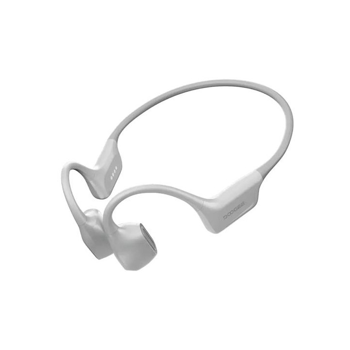 Doogee BoneAir Swim Auricular de Conducción Osea y Aerea BT y MP3 para Nadar Gris Claro