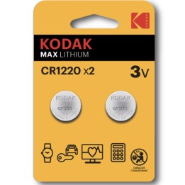 Kodak Cr1220 Batería Lithium 3 Voltios 2 Unidades (30417717)