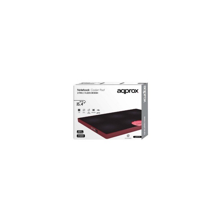 SOPORTE PORTATIL APPROX 15.4p ROJA-NEGRA APPNBC05R