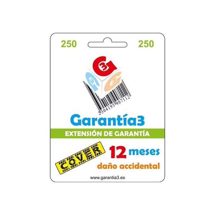 BC SEGURO COVER 1 AÑO G3CES-250