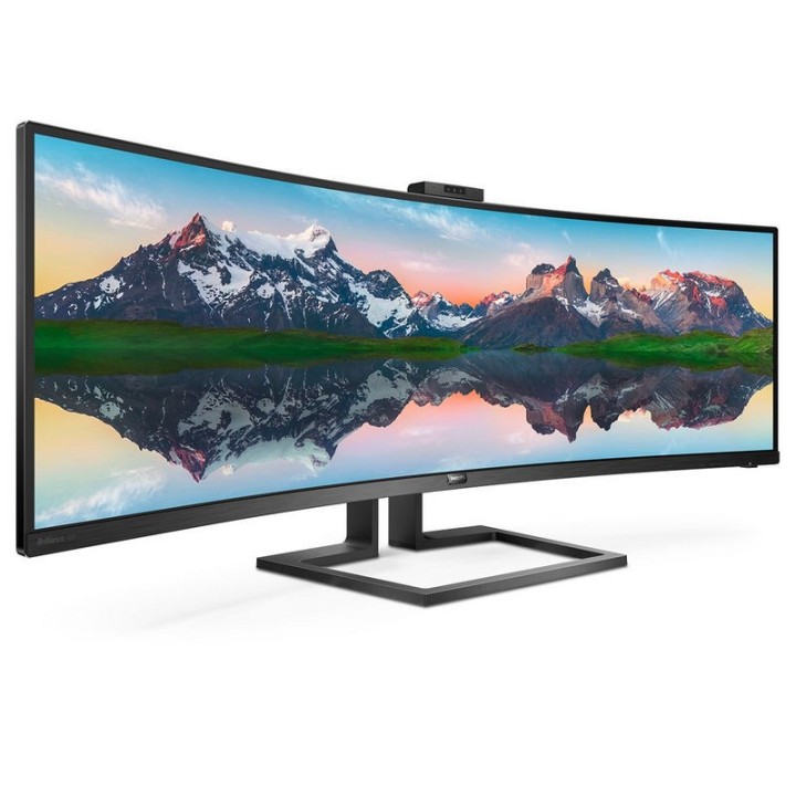 MONITOR PHILIPS 49 DUAL QHD MULTIMEDIA REG ALTURA CURVO HDMI DP BLACK