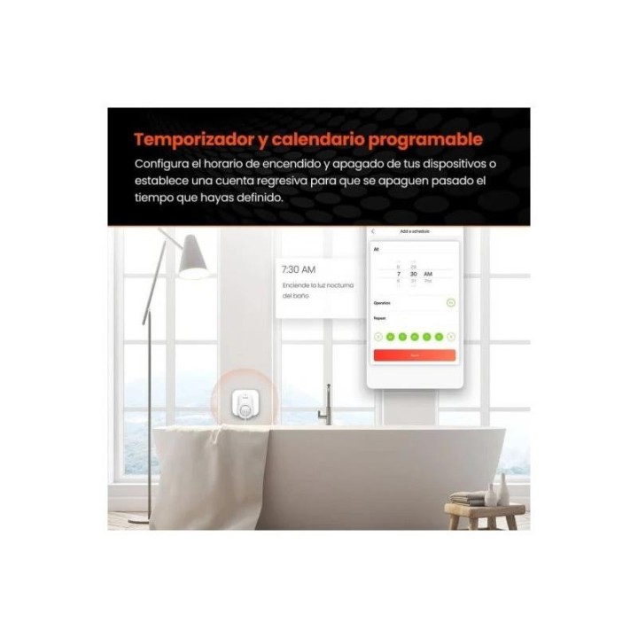 ENCHUFE INTELIGENTE TENDA SP6 WIFI 2.4GHZ ( PACK 2 UNIDADES )