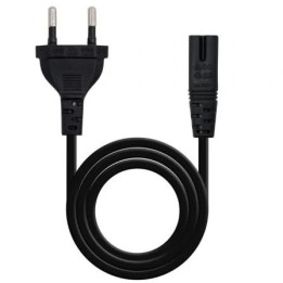CABLE ALIMENTACION FORMA 8 NANOCABLE 3M CEE7/16 MACHO - C7 HEMBRA BLACK