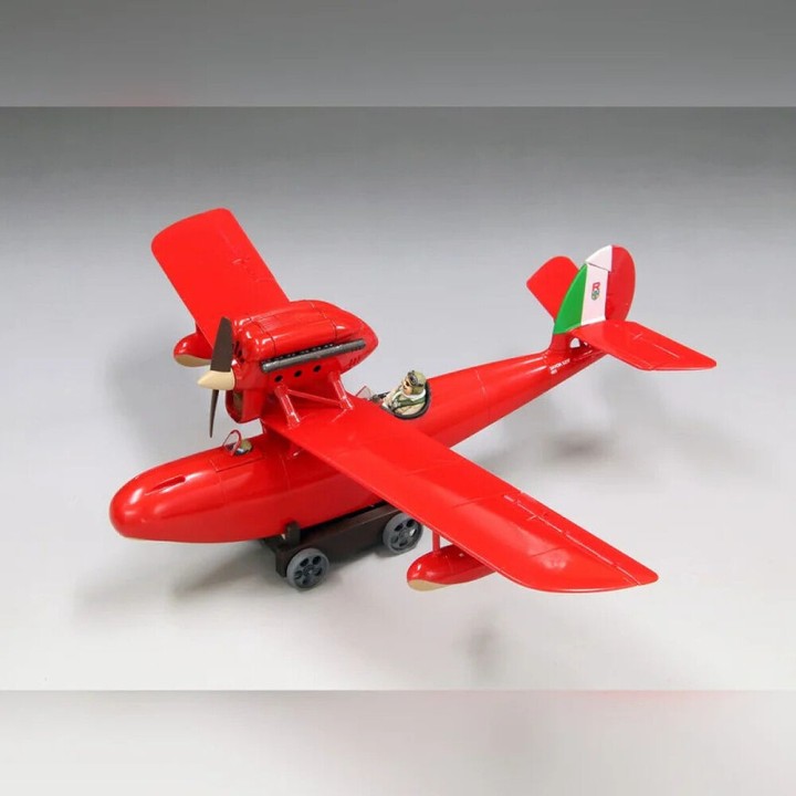 Maqueta Model Kit Savoia S.21F ver.2 Seaplane + Figura Gina Porco Rosso