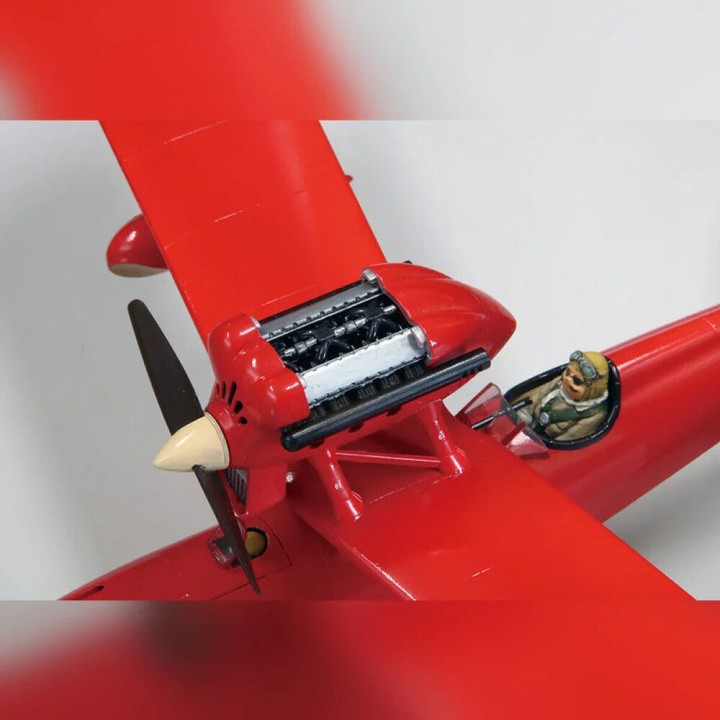 Maqueta Model Kit Savoia S.21F ver.2 Seaplane + Figura Gina Porco Rosso