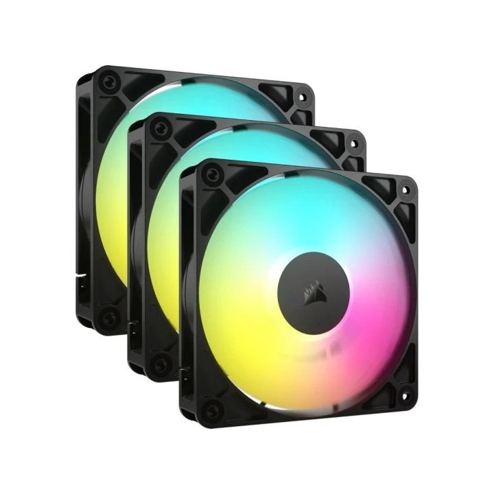 VENTILADOR 12CM CORSAIR RS120 ADICIONAL CHASIS ARGB ( PACK 3UD )