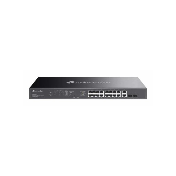 SWITCH TP-LINK GIGABIT 20 PUERTOS 2XSFP SEMIGESTIONABLE POE+