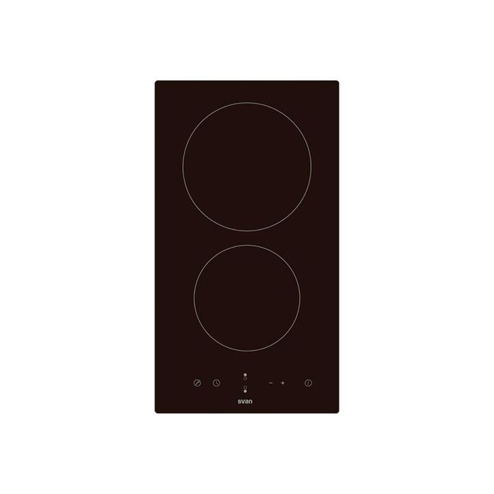 Svan SV2301 Vitrocerámica 2F 50cm Cristal Negro