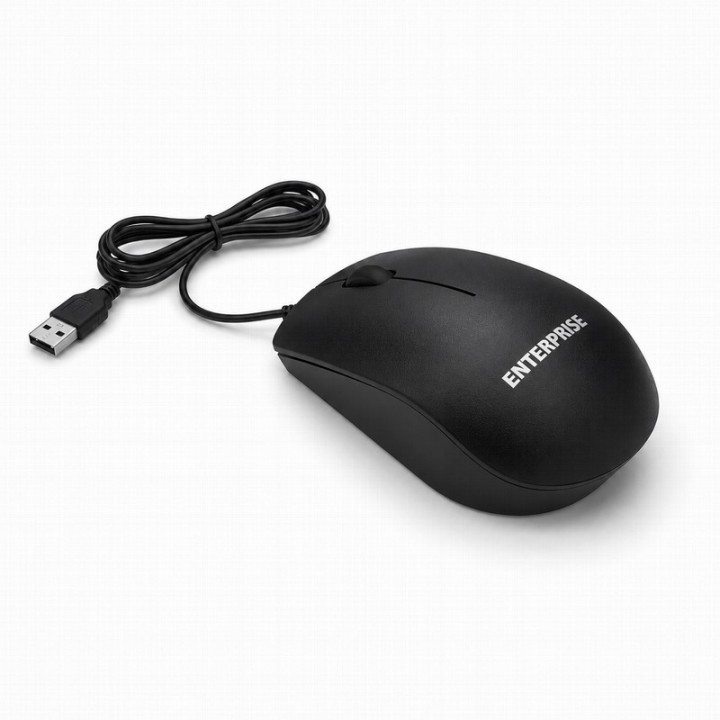 TECLADO + RATON ENTERPRISE PRO KM102 ISLE USB BLACK