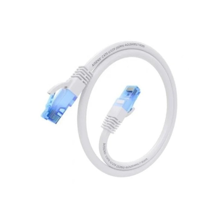 CABLE DE RED CAT.6 UTP 1.5M AISENS WHITE