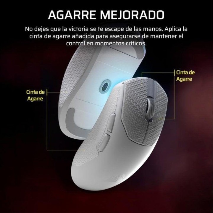 RATON GAMING CORSAIR SABRE PRO ULTRALIGHT WIRELESS WHITE