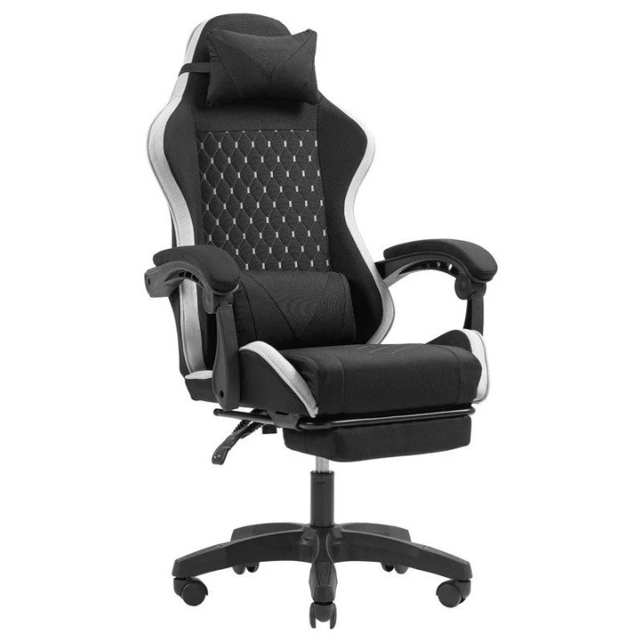 SILLA GAMING MARS GAMING MGC-X ERGONOMICO REPOSAPIES TELA GREY/WHITE