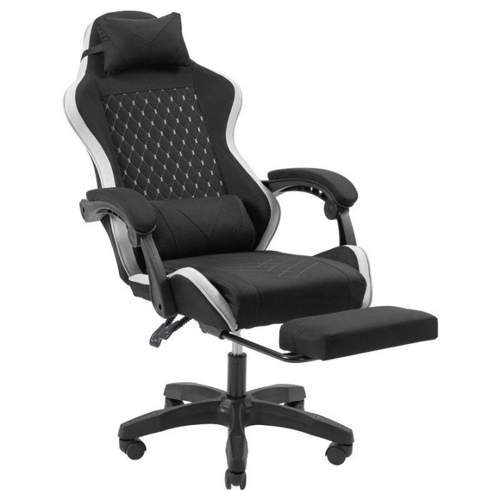 SILLA GAMING MARS GAMING MGC-X ERGONOMICO REPOSAPIES TELA GREY/WHITE