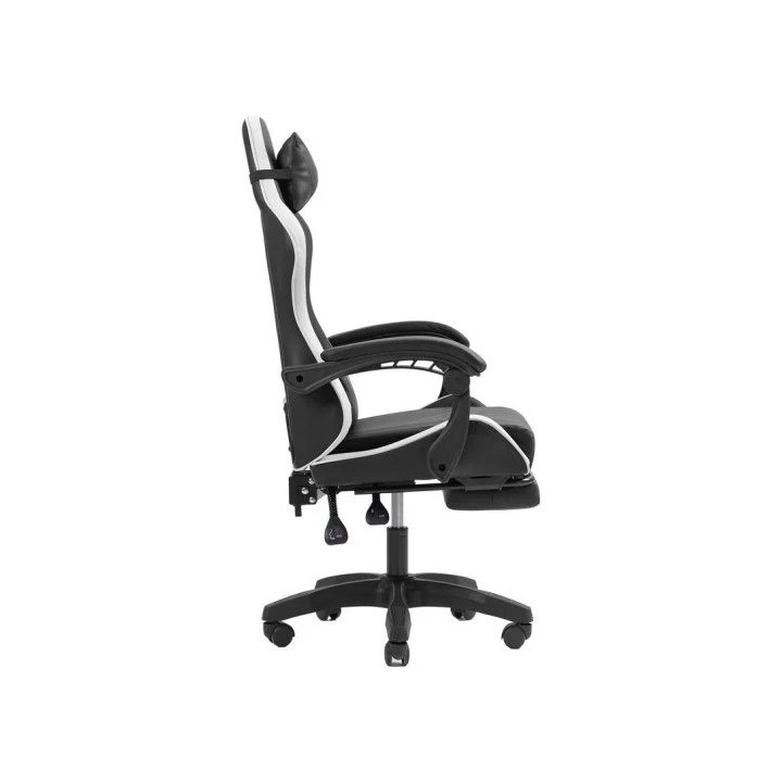 SILLA GAMING MARS GAMING MGC-X ERGONOMICO REPOSAPIES CUERO PU WHITE/BLACK