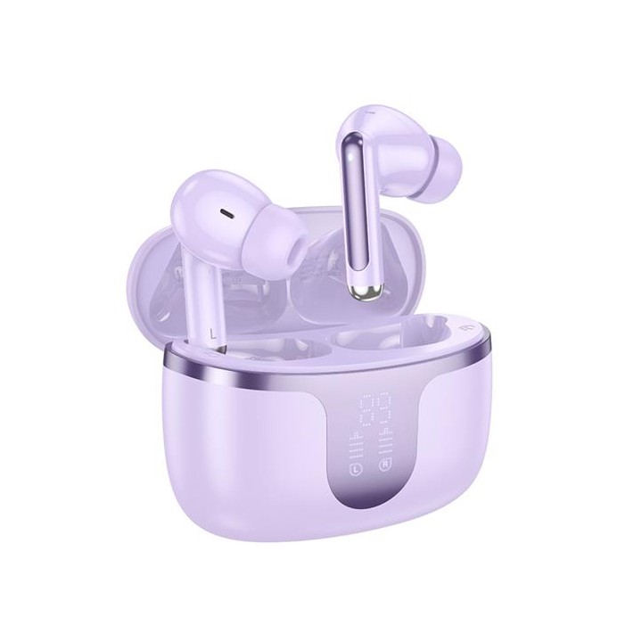 Hoco EQ10 Plus Auricular Inalámbrico con Cancelación de Ruido Activa Púrpura