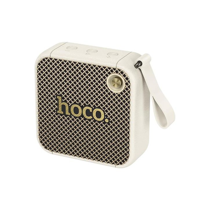 Hoco HT1 Altavoz Bluetooth Retro 8W con Entrada USB Blanco