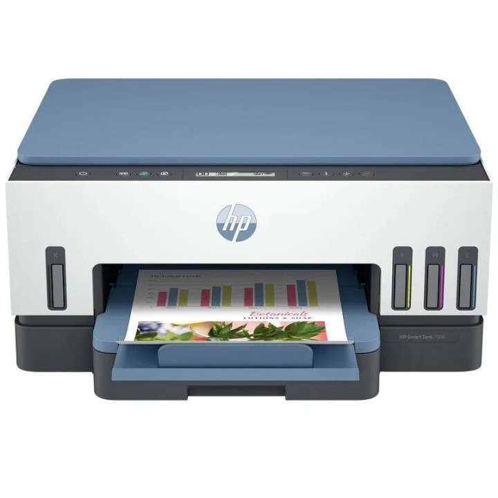 IMPRESORA HP SMART TANK MULTIFUNCION 7006 COLOR WIFI DUPLEX WHITE/BLUE