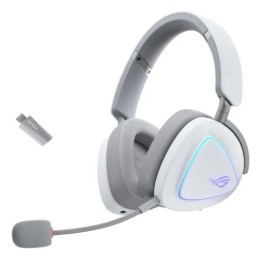 AURICULARES + MICROFONO ASUS GAMING ROG DELTA II INALAMBRICO WHITE