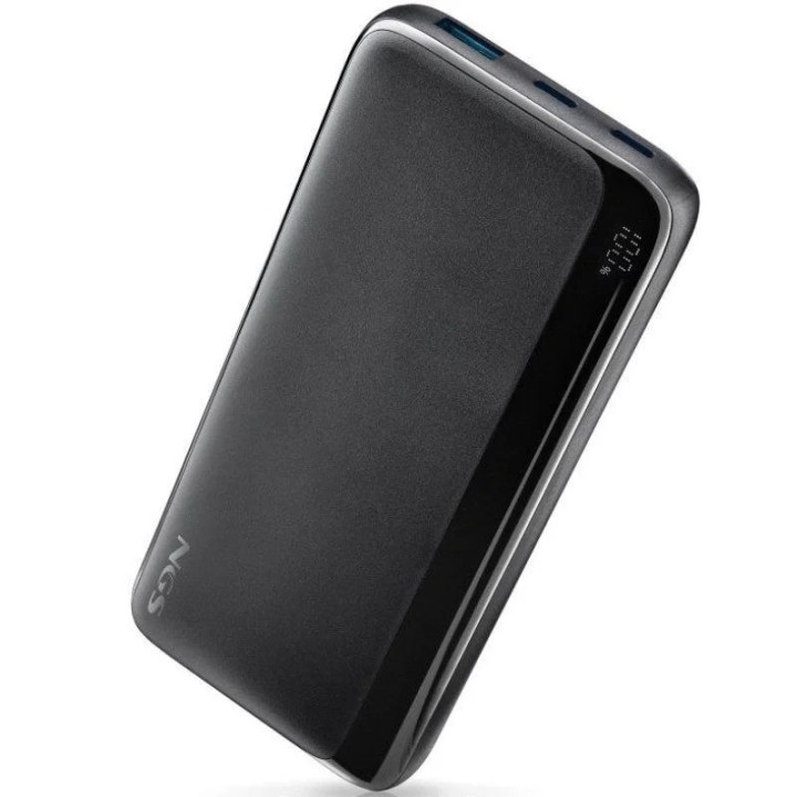 POWERBANK NGS QUIZ20 10000MAH 22.5W USB-A/USB-C LED BLACK