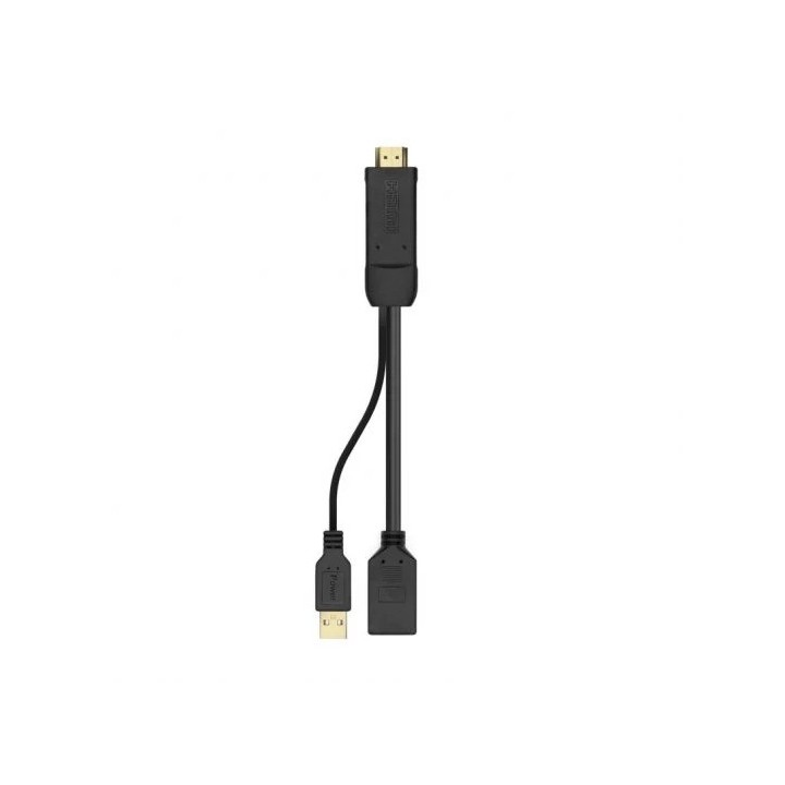 CABLE CONVERSOR 4K AISENS HDMI/MACHO - DISPLAYPORT/HEMBRA 10W 10CM BLACK