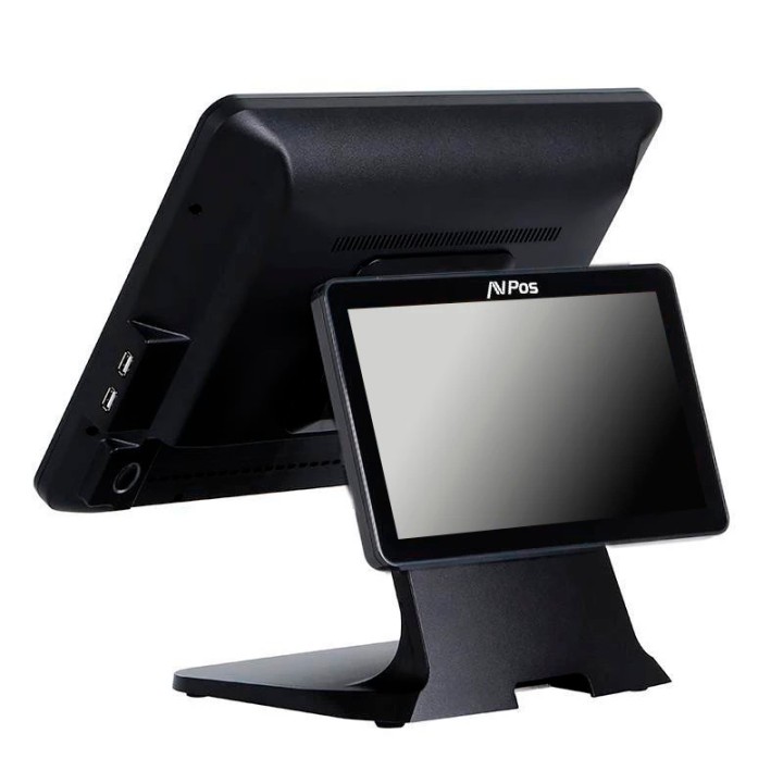 TPV AVPOS K5000 PLUS 15 ALUMINIO INTEL I7/8GB/128GB/LAN 1000/WIFI/MULTIM 3YR GAR/2ªPANTALLA/W11PRO