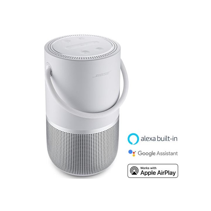 Bose Portable Smart Speaker Altavoz Portátil Bluetooth y Wifi con Alexa Plata