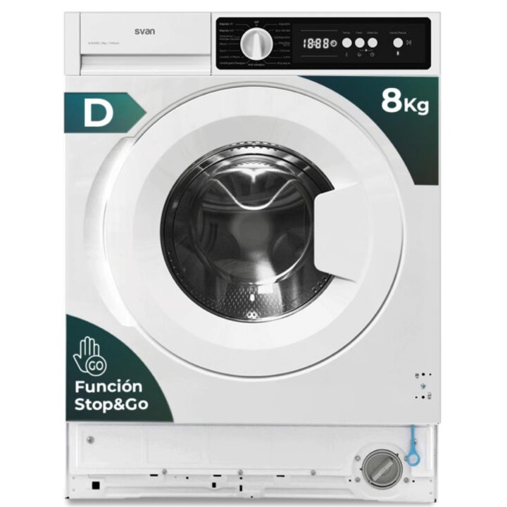 Svan SLI8200D Lavadora C.Frontal Integración 1200 rpm 8 KG