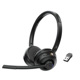 AURICULARES + MICROFONO CREATIVE HEADSET CHAT WIRELESS USB BLACK