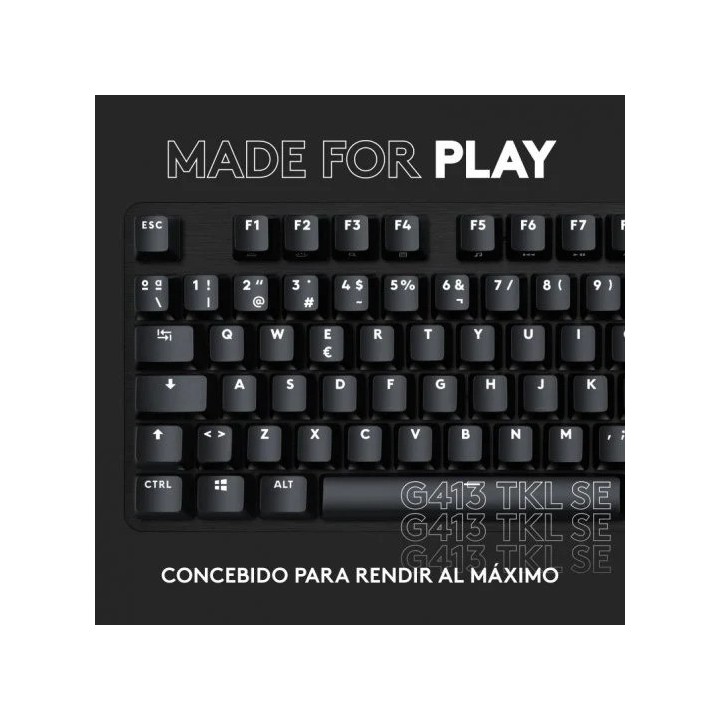 TECLADO GAMING LOGITECH G413 TKL USB RGB MECANICO