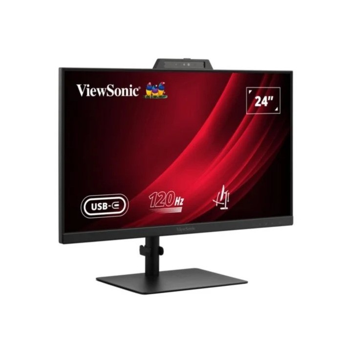 MONITOR VIEWSONIC 24 IPS 120HZ MULTIM ERGONOMICO WEBCAM HDMI DP USB 5YR GAR