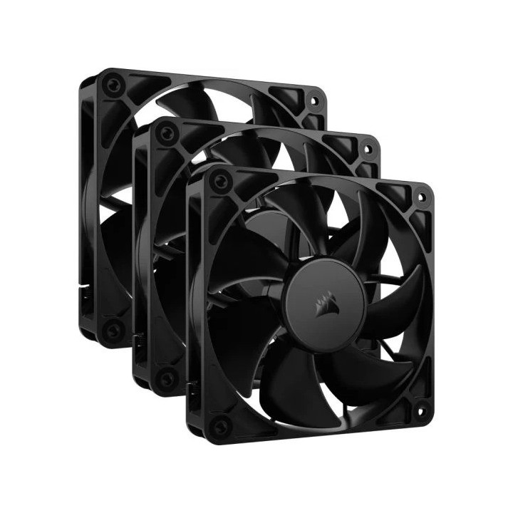 VENTILADOR 12CM CORSAIR RS120 ADICIONAL CHASIS BLACK ( PACK 3UD )