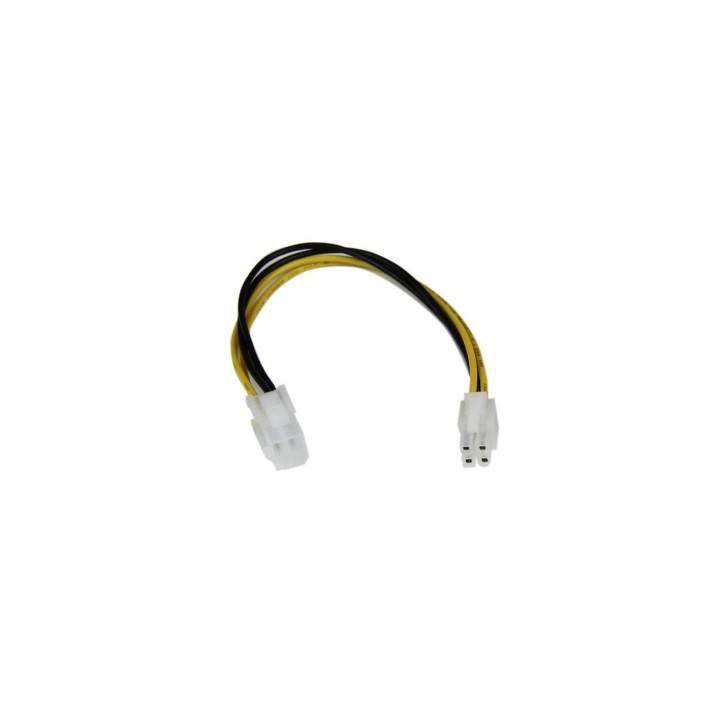 StarTech ATXP4EXT Cable de Alimentación alargador ATX 4 Pines 20 cm