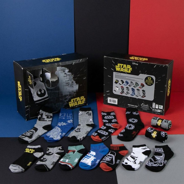 Set 12 pares calcetines Star Wars adulto