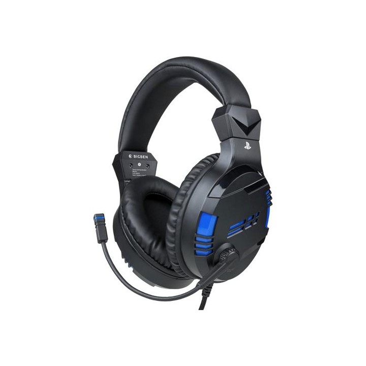 Bigben Auricular oficial para Playstation 4 y 5 Negro (PS4OFHEADSETV3)