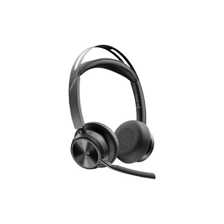 AURICULAR + MICROFONO POLY VOYAGER FOCUS 2 WIRELESS BT TEAMS + BASE DE CARGA