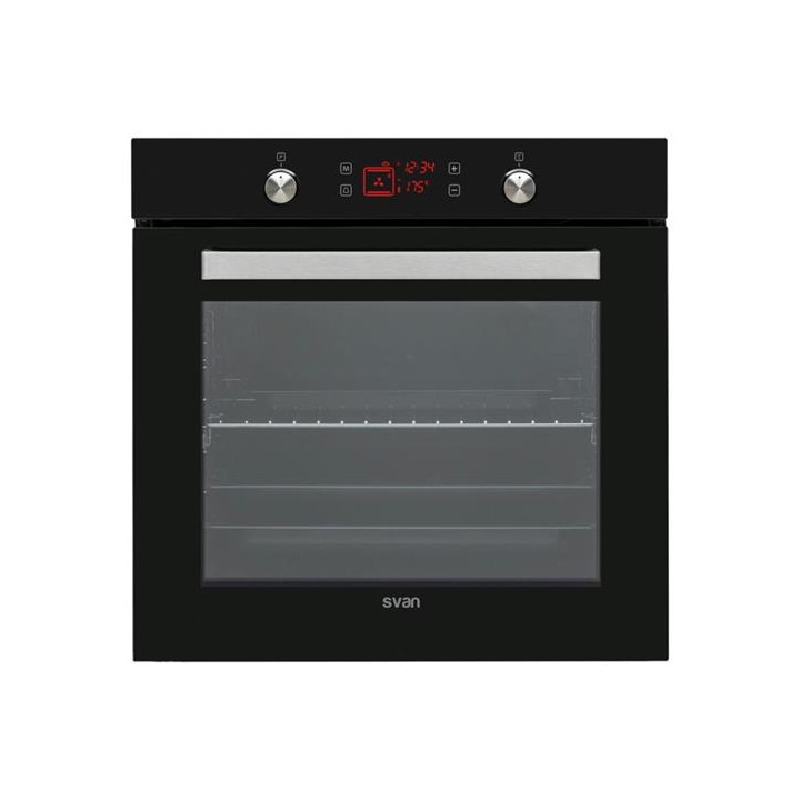 Svan SVH375N Horno 78L 10F Guia Display Tactil Cristal Negro
