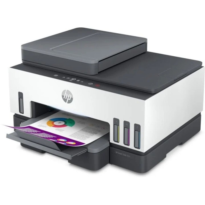 IMPRESORA HP SMART TANK MULTIFUNCION 7605 COLOR WIFI DUPLEX WHITE/GREY