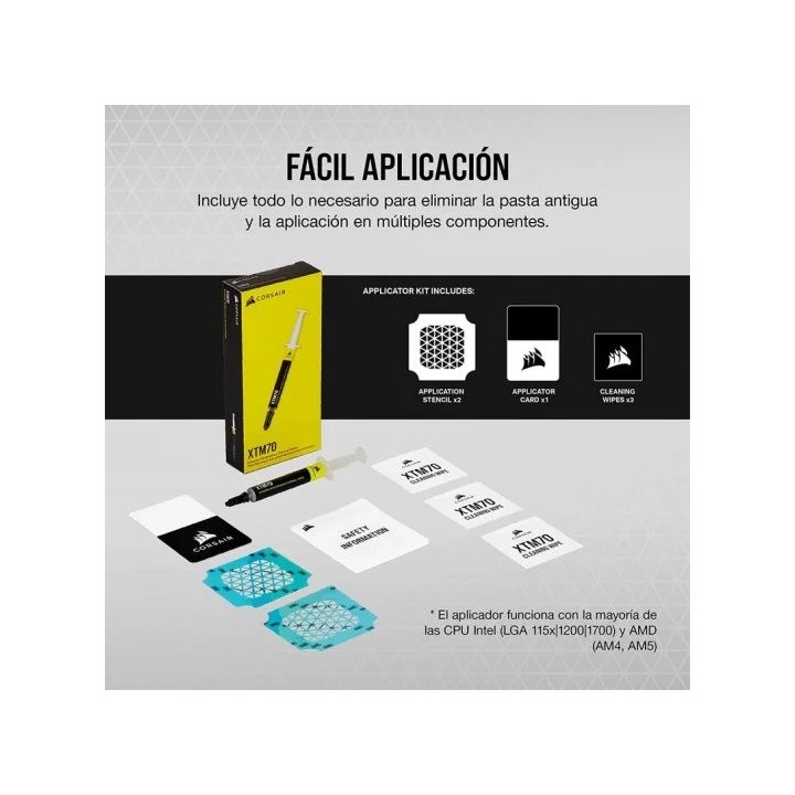 PASTA TERMICA CORSAIR XTM70 GAMING 3GRM