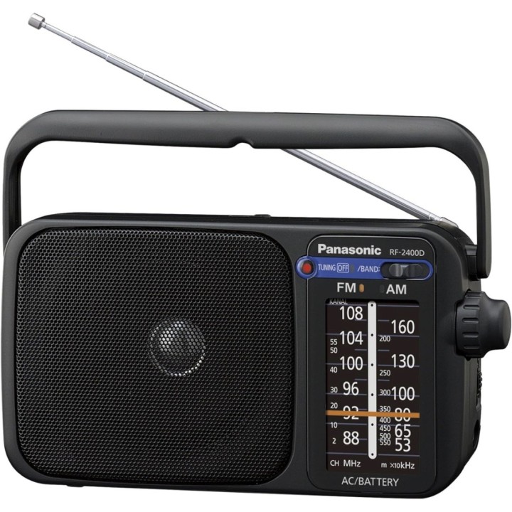 Panasonic RF-2400DEG-K Radio AM/FM Pila y Corriente