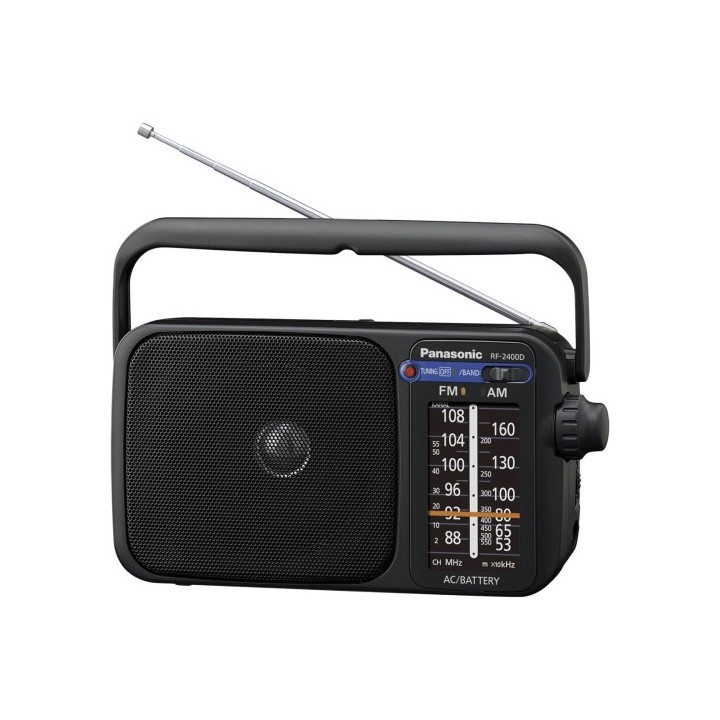 Panasonic RF-2400DEG-K Radio AM/FM Pila y Corriente