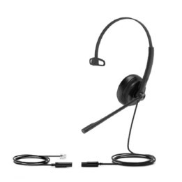 MICROAURICULAR YEALINK MONO RJ9 MONOAURAL BLACK