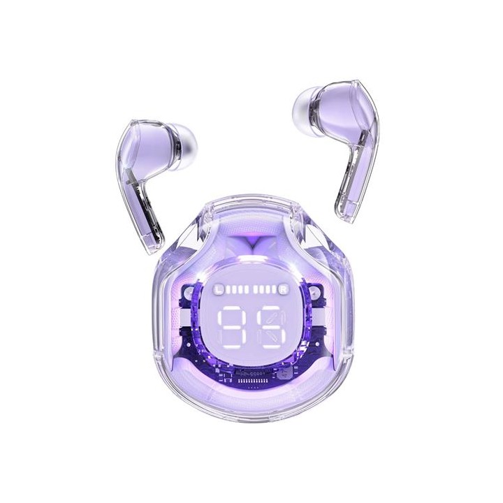 Acefast T8 Crystal Auricular Bluetooth Púrpura Alfalfa
