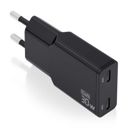AISENS ASCH-30W2P049-BK cargador de dispositivo móvil Cámara digital, MP3, MP4, Teléfono móvil, Navegante, Portátil, Consola de