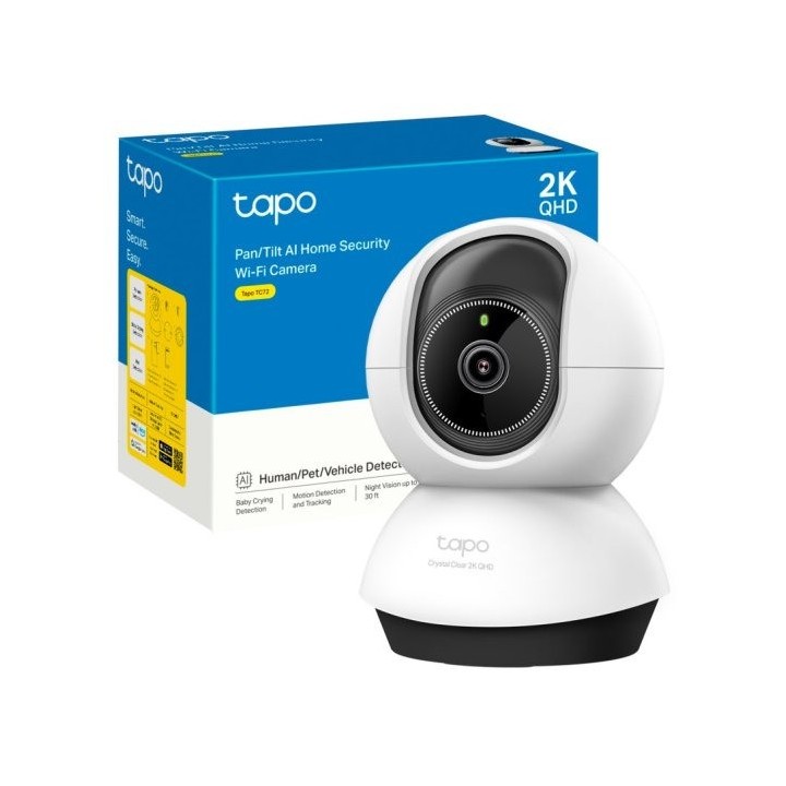 CAMARA IP TP-LINK TAPO TC72 WIFI 2K 360º INTERIOR