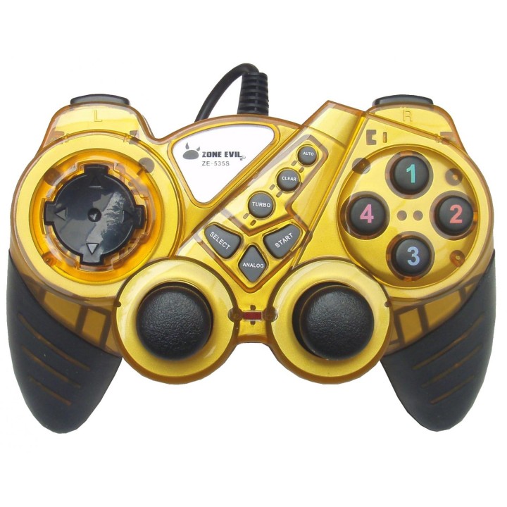 ZONE EVIL ZE-535S YELLOW ELITE GAMEPAD AMARILLO